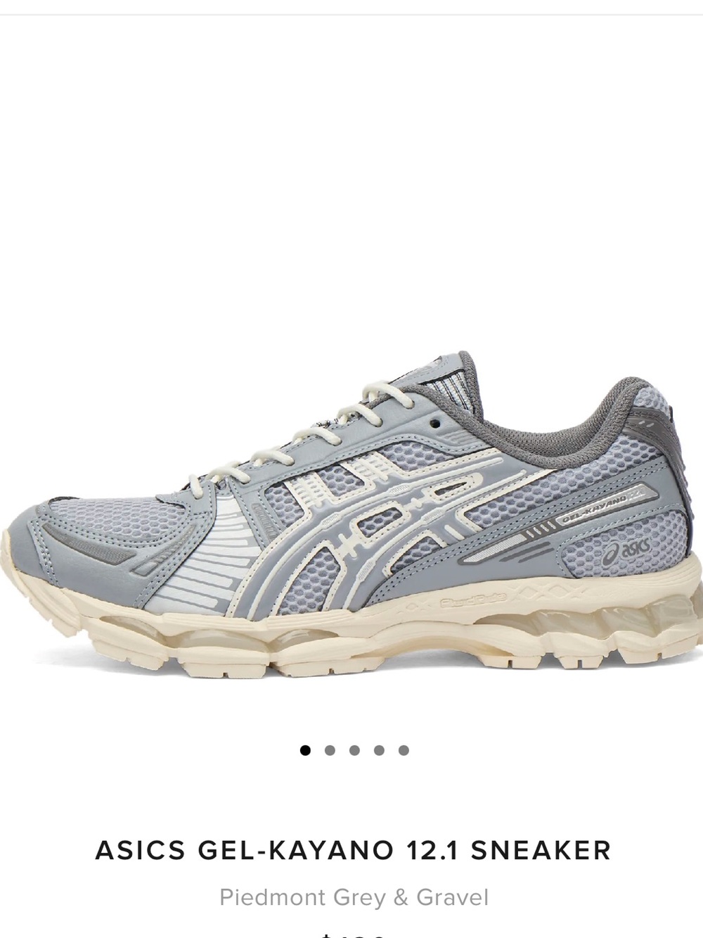 Asics Piedmont Grey & Gravel Men's Running Sneaker US 9 1/2